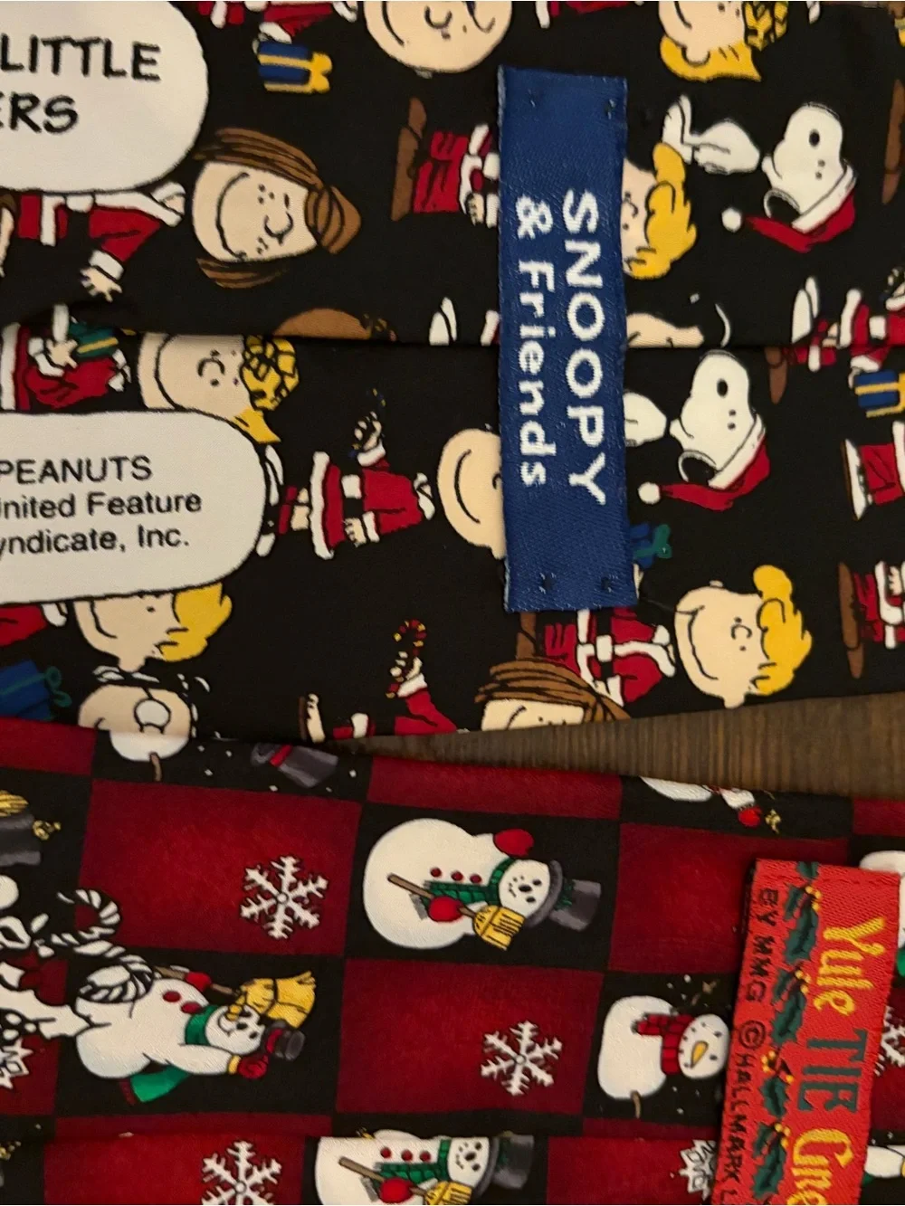 Holiday Character Novelty Tie - Black/Red/Multi